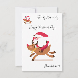 Christmas card inbjudningar