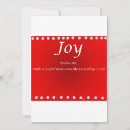 Christmas card -Joy Julkort