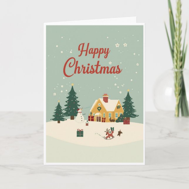Christmas card kort (Framsida)