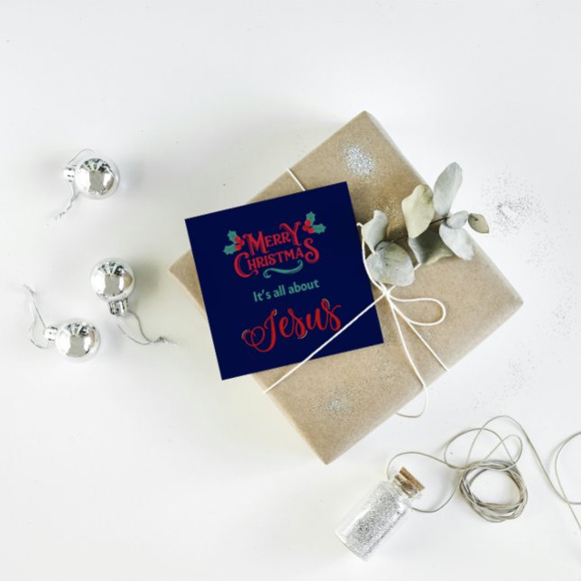 Christmas Card: Merry Christmas is about Jesus Julkort (Skapare uppladdad)