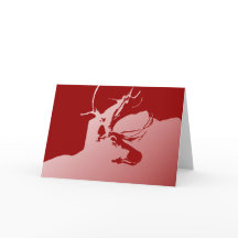 Christmas card: Norwegian Reindeer