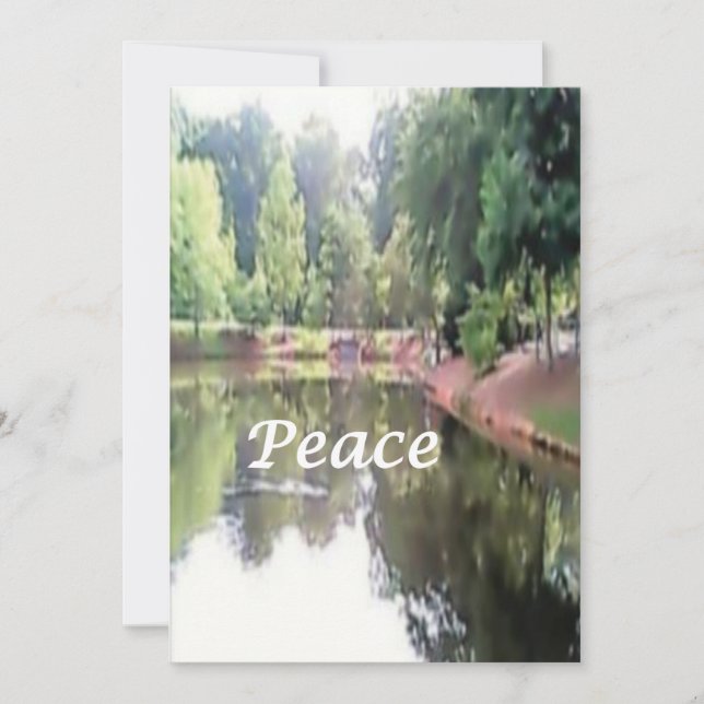Christmas Card--Peace Julkort (Framsida)