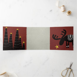 Christmas card: Santa Claus is coming!
