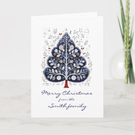 Christmas Card - Scandinavian Christmas Tree Helgkort