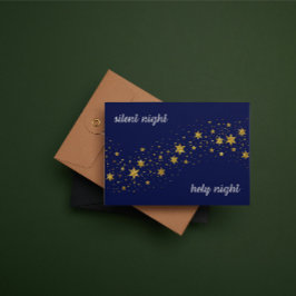 Christmas Card: Silent night, holy night Anteckningskort