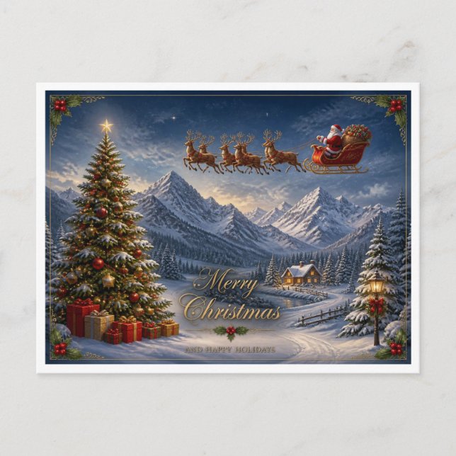 christmas card vykort (Framsida)