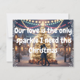 Christmas card with my love julkort