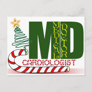 CHRISTMAS CARDIOLOGIST HELG VYKORT