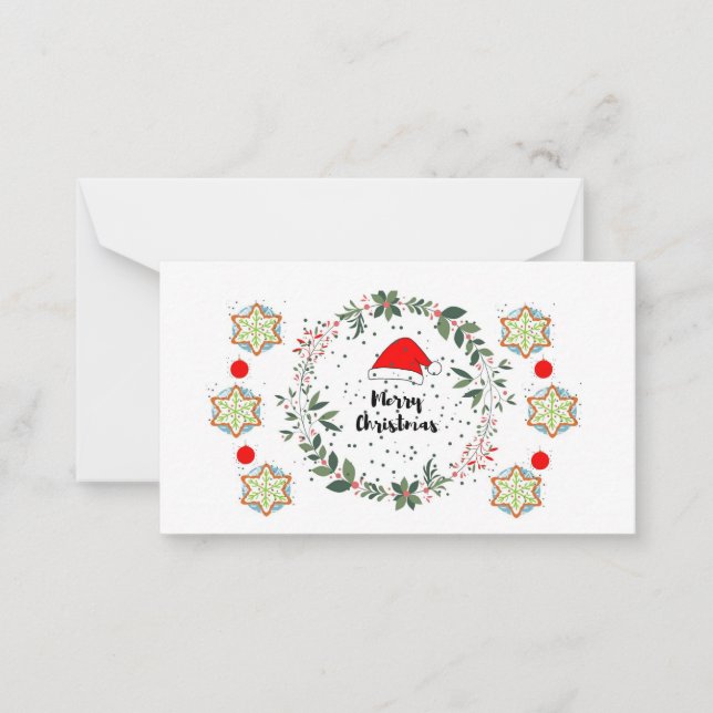 Christmas cards anteckningskort (Framsida)