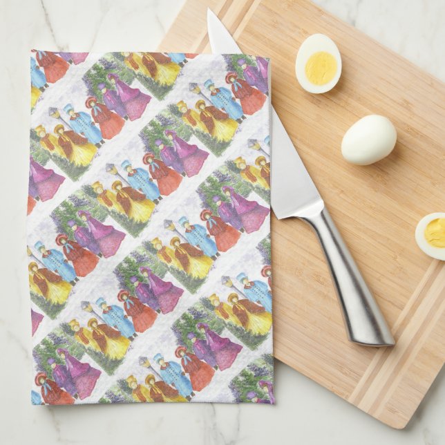 CHRISTMAS CAROLERS KÖKSHANDDUK (Vikt i Fjärdedel)