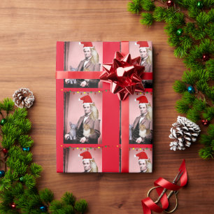 CHRISTMAS CAT ABRAHAM LINCOLN CATS WRAPPPPP PAPPER PRESENTPAPPER
