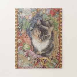 CHRISTMAS CAT JIG SAW PUZZLE PUSSEL