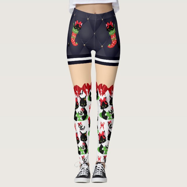 CHRISTMAS CAT LEGGINGS (Framsida)