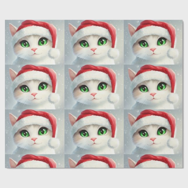 Christmas Cat  Presentpapper (Platt)