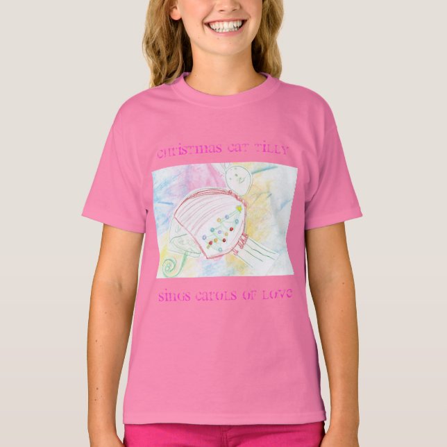 CHRISTMAS CAT TILLY TEE (Framsida)
