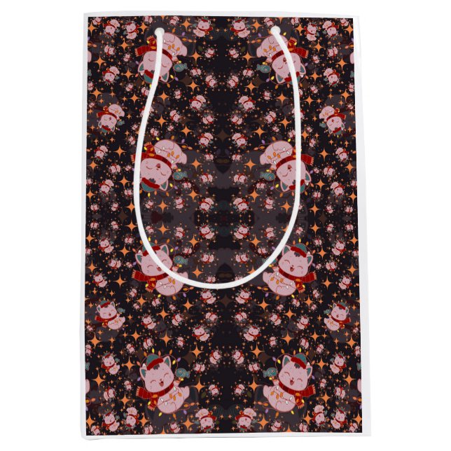 Christmas Cat With Santa Hat (Framsidan)