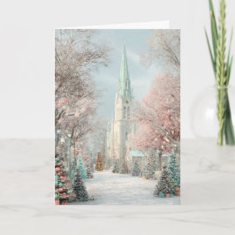 Christmas Cathedral Helgkort