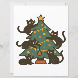 Christmas Cats Around The Tree Holiday Classic
