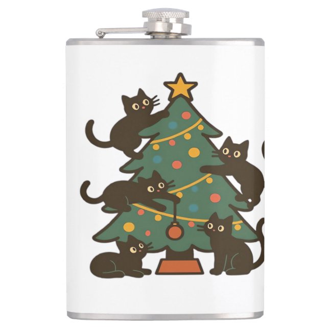 Christmas Cats Around The Tree Holiday Classic Fickplunta (Framsidan)