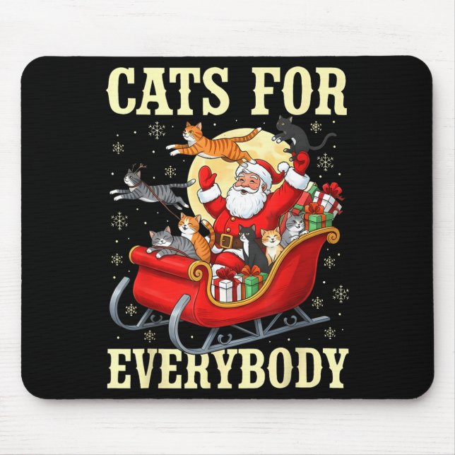 Christmas Cats For Everybody Santa Lover Holiday  Musmatta (Framsidan)