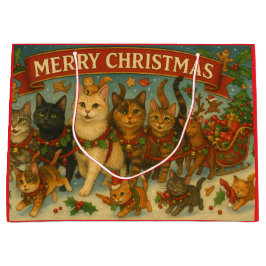 "Christmas Cats" Gift Bag