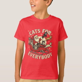 Christmas Cats  T Shirt