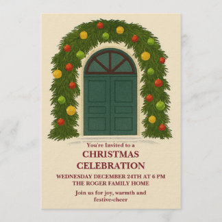 Christmas Celebration Invitation Inbjudningar