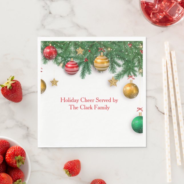 Christmas Celebration Paper Napkins Pappersservett (Insitu)