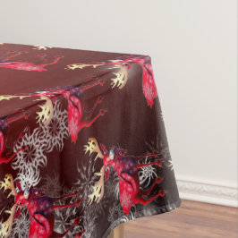 Christmas Celebration Red Reindeer Elegant