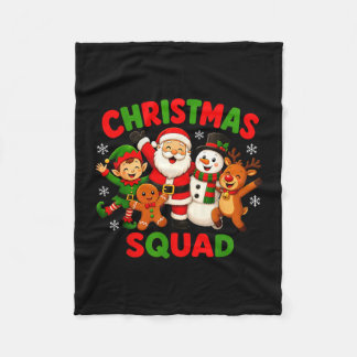 Christmas character team humor for holiday family fleecefilt