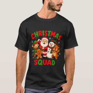 Christmas character team humor for holiday family t shirt