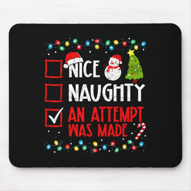 Christmas Checklist Naughty Nice An Attempt Was Ma Musmatta (Framsidan)