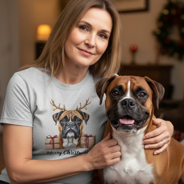 Christmas Cheer Boxer  T Shirt (Skapare uppladdad)