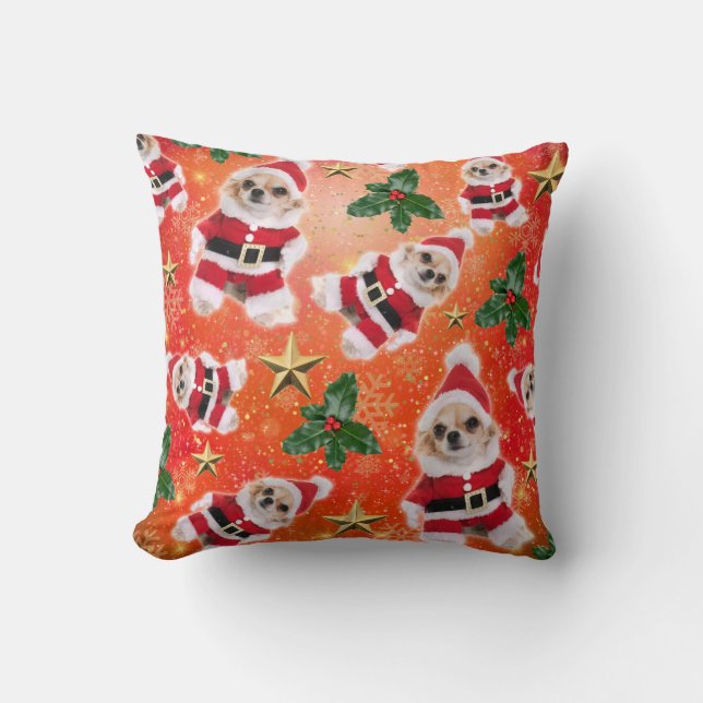 Christmas Chihuahua Kudde (Framsida)