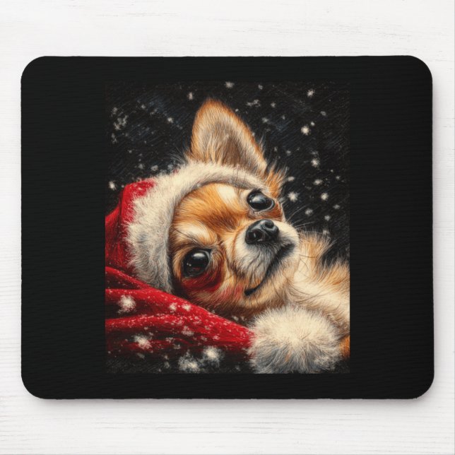 Christmas Chihuahua On A Long Sleeve  Musmatta (Framsidan)