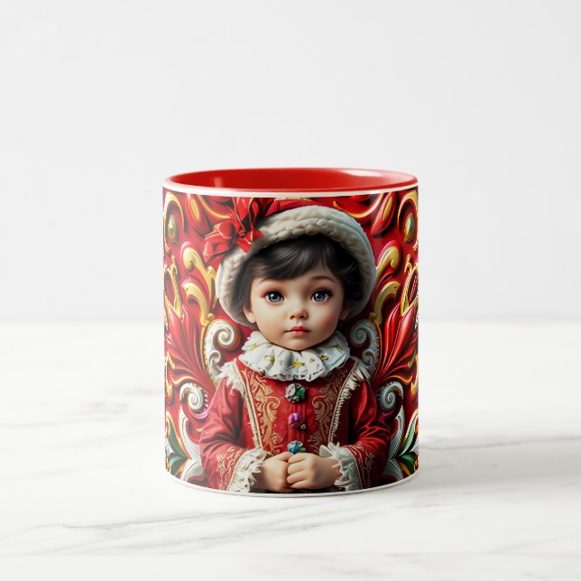~ CHRISTMAS CHILD ~ Två-Tonad MUGG (Center)