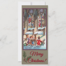 Christmas Children Nativity Photocard Kort