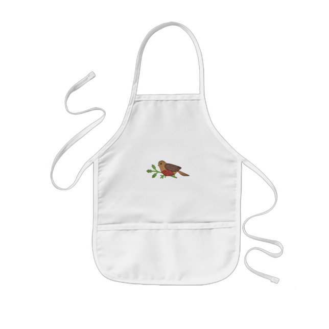 CHRISTMAS CHILDRENS COOKERY APRON BARNFÖRKLÄDE (Framsidan)