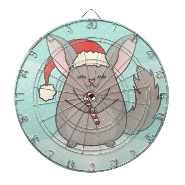 christmas chinchillas darttavla (Framsidan)