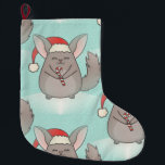 Christmas chinchillas julafton-lagerhållning stor julstrumpa<br><div class="desc">"christmas chinchillas" , "ful christmas""Santa chinchillas", "jultomten chinchillas", "julafton chinchillas",  "chinny, chinmas, "gullchinchillas", chinchillas "gulla djur", christmas, julafton,  Santa, tomten,  "jultomten" kawaii lustigt</div>