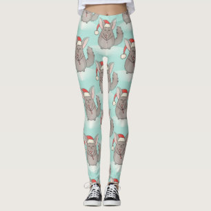 Christmas chinchillas julafton leggings