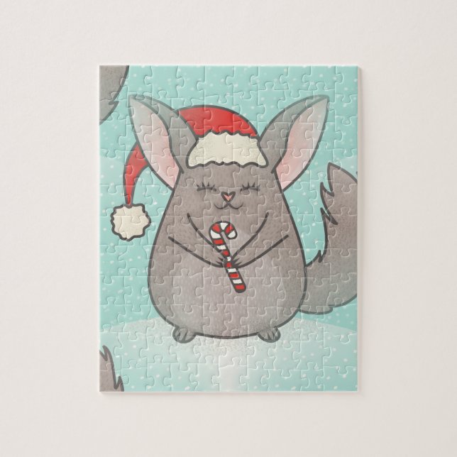 christmas chinchillas pussel (Vertikal)
