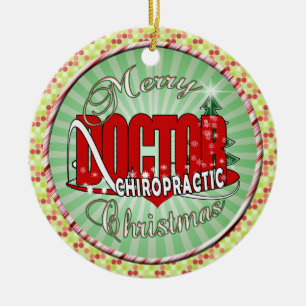 CHRISTMAS CHIROPRACTIC DOKTOR JULGRANSPRYDNAD KERAMIK