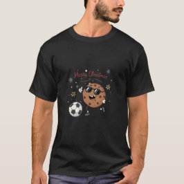 Christmas Chocolate Cookie and Soccer Ball T Shirt