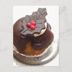 christmas-choklad helg vykort