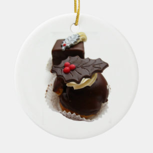 Christmas chokladornament julgransprydnad keramik