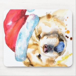 CHRISTMAS CHOW CHOW HUND Dekorativt blanket Musmatta