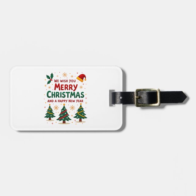 Christmas Christmas Christmas Christmas Christmas  Bagagebricka (Horisontell Framsida)