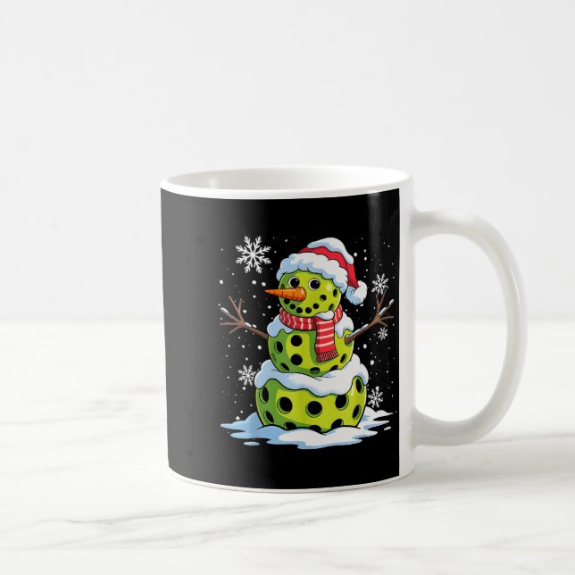 Christmas Ckleball Snowman Christmas Women Men Kid Kaffemugg (Höger)