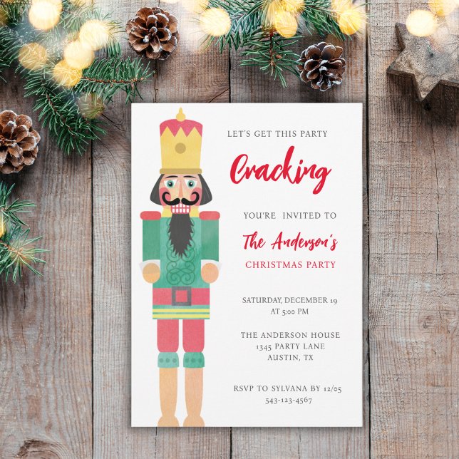 CHRISTMAS CLASIC NUTCRACKER PARTY HELGDAG INBJUDNINGAR (Skapare uppladdad)